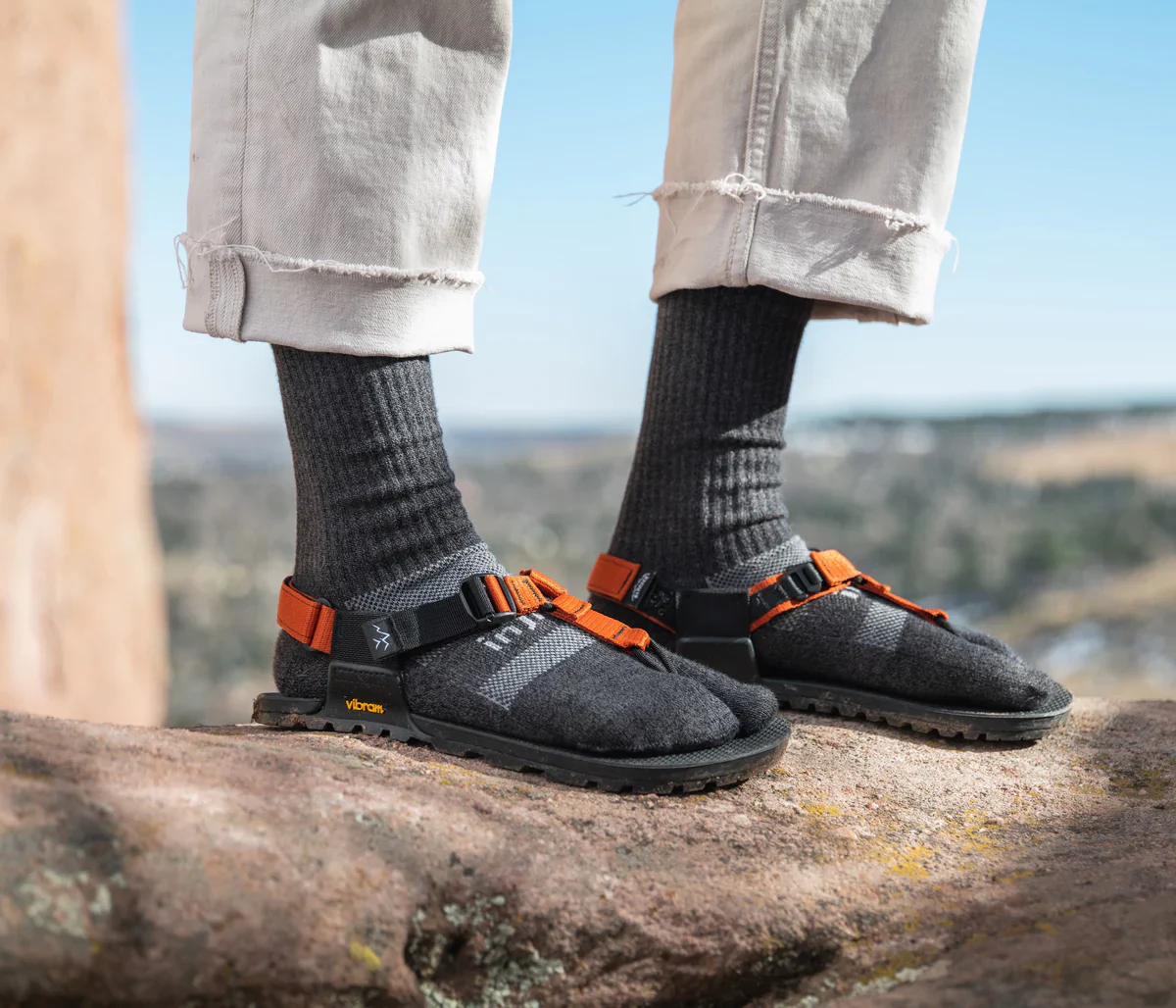 Bedrock X Injinji Performance Split-Toe Socks - Crew - Image 7