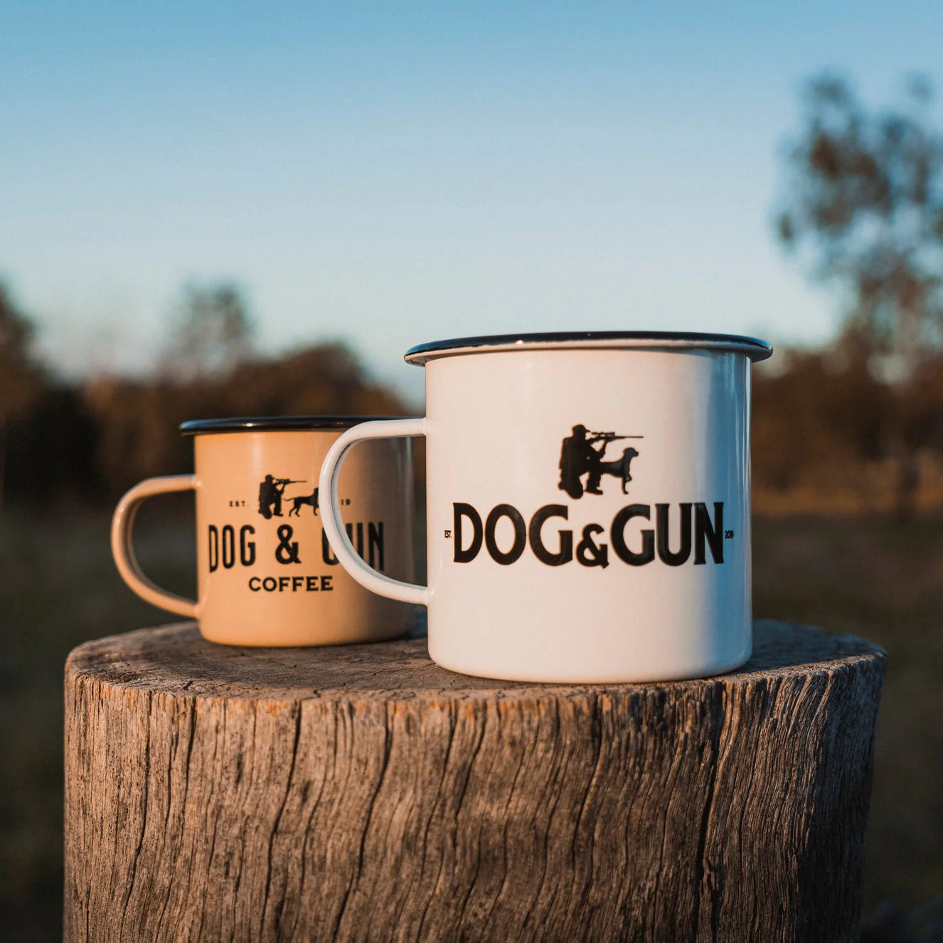 Dog and Gun Big Dog Enamel Mug - Image 4