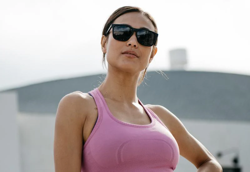 Knockaround Sunglasses Fast Lanes - Black on Black - Image 5