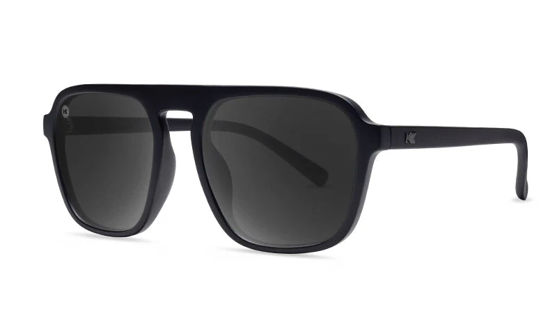 Knockaround Sunglasses Pacific Palisades - Black on Black - Image 3