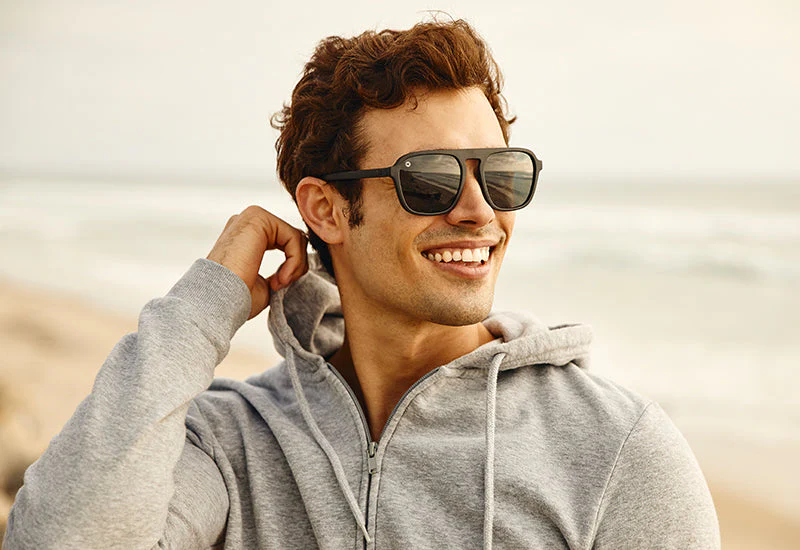 Knockaround Sunglasses Pacific Palisades - Black on Black - Image 5