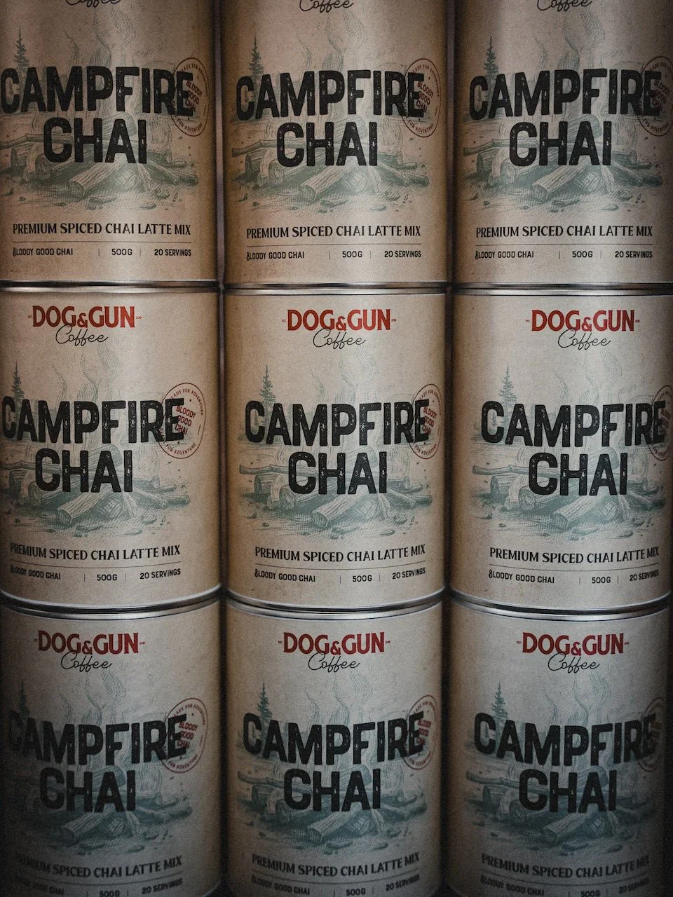 Dog and Gun Campfire Chai Latte Mix 500g Tin - Image 4
