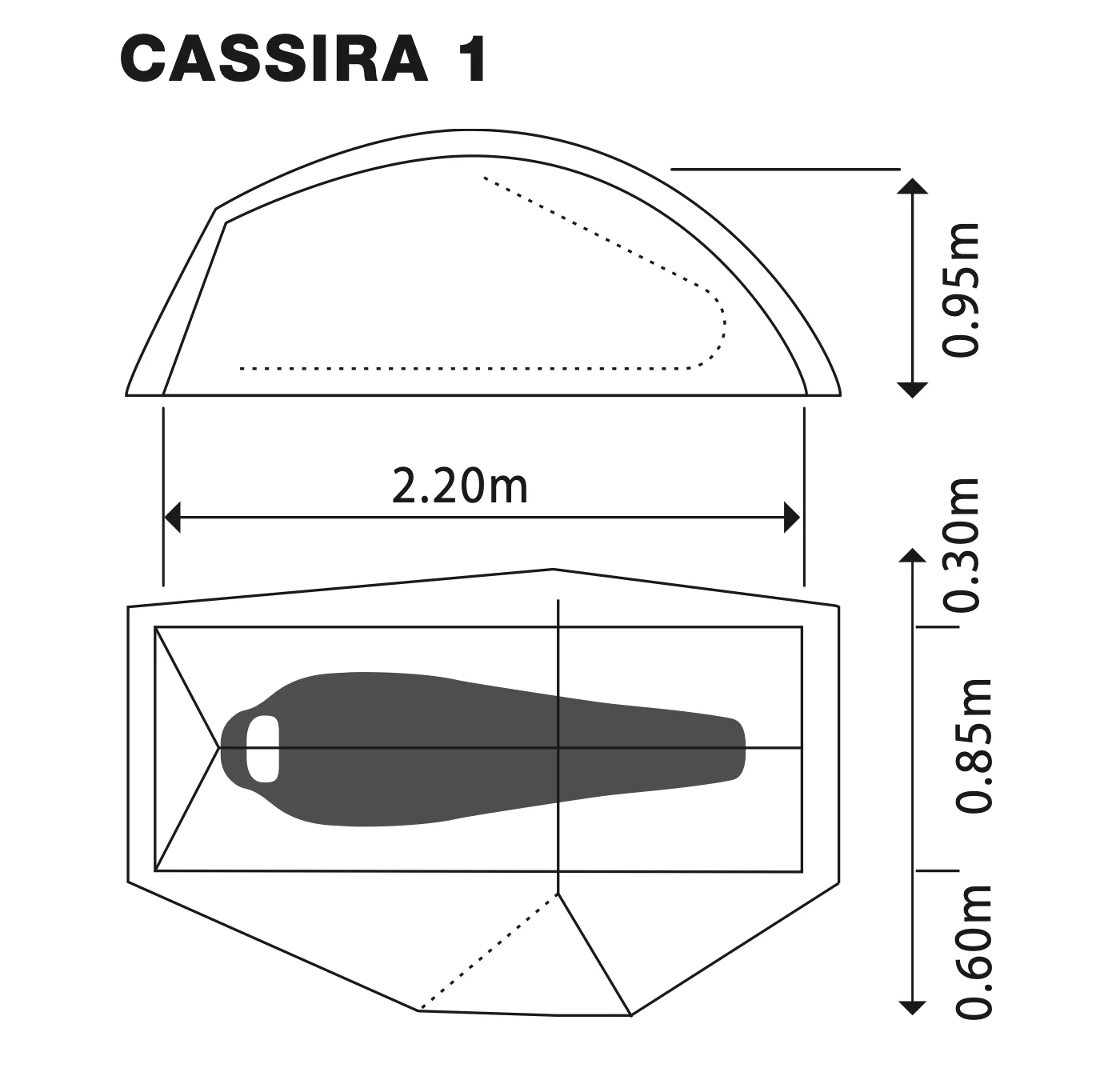 Exped Cassira 1P Tent - Image 10