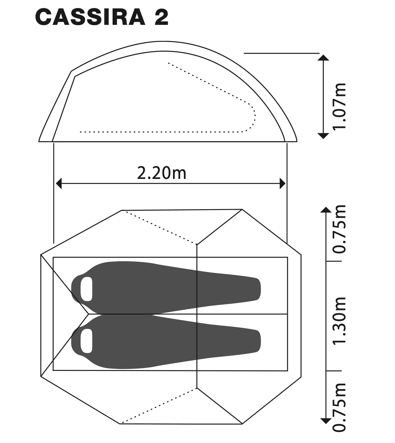 Exped Cassira 2P Tent - Image 10