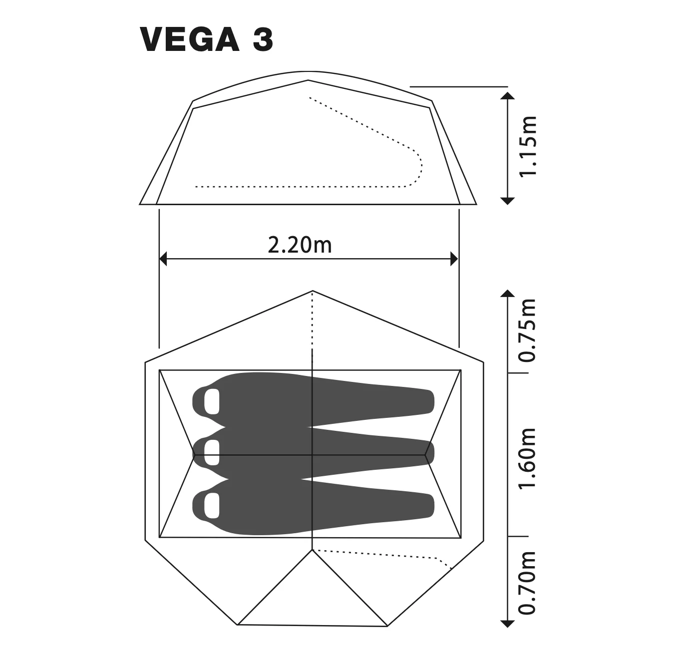 Exped Vega 3P Tent - Image 11