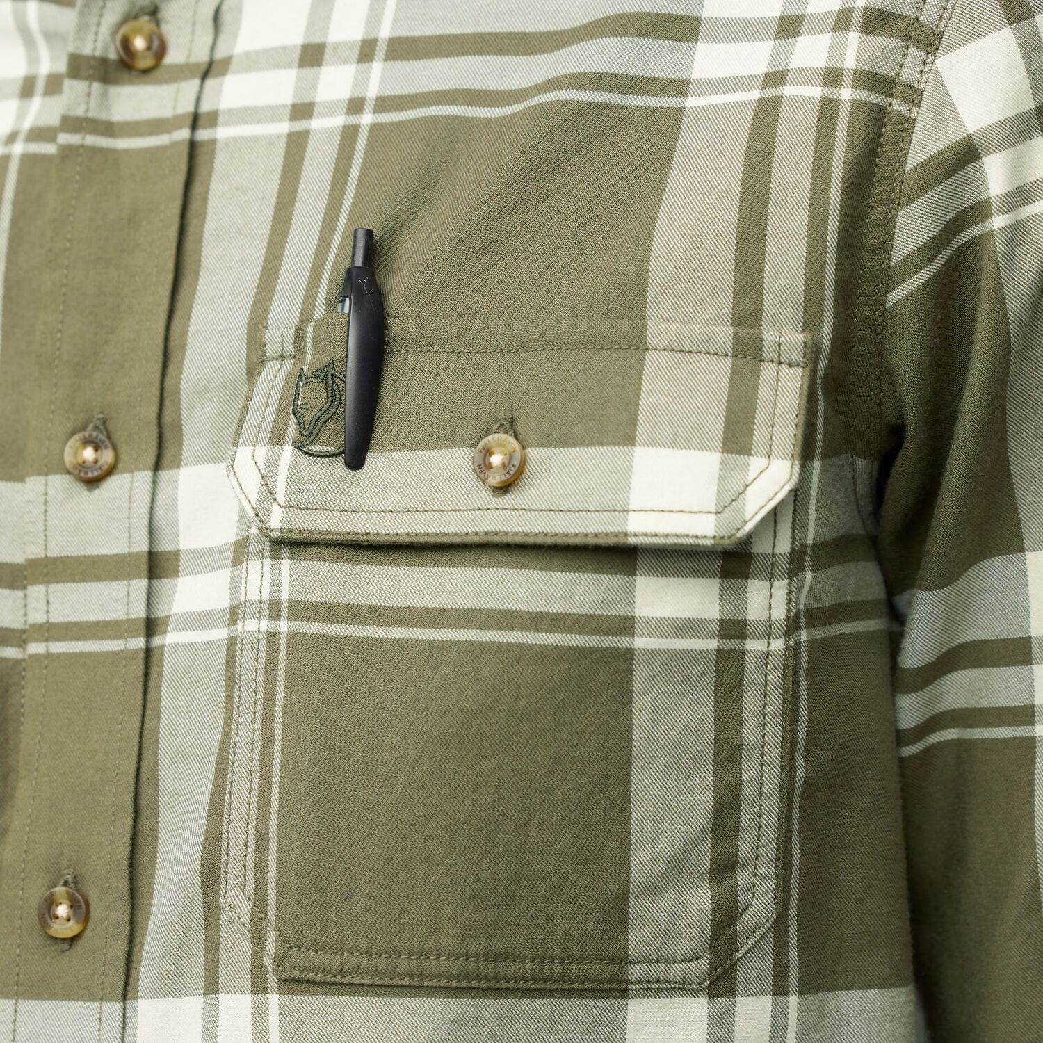 Fjällräven Övik Lite Flannel Shirt M - Image 3