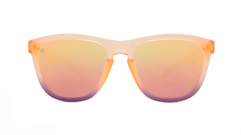 Knockaround Sunglasses Premiums - Frosted Rose Quartz Fade / Rose - Image 2