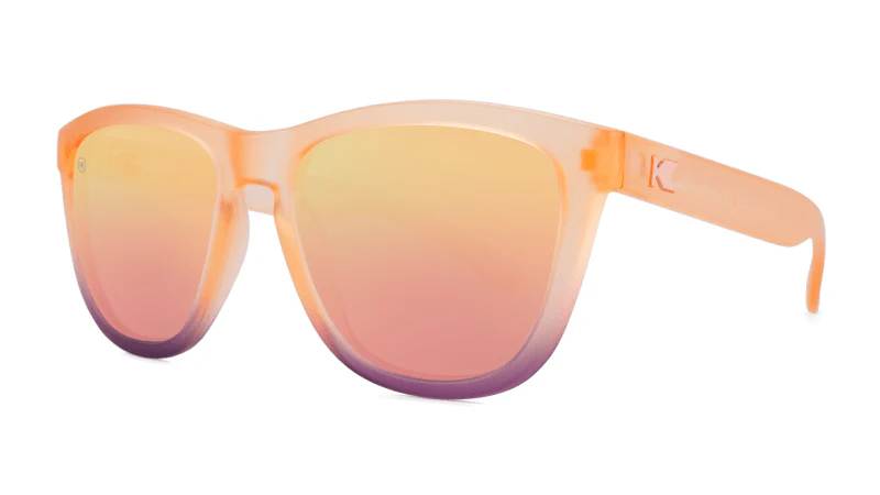 Knockaround Sunglasses Premiums - Frosted Rose Quartz Fade / Rose - Image 3
