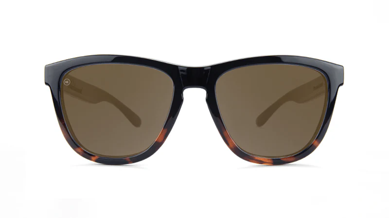 Knockaround Sunglasses Premiums - Glossy Black and Tortoise Shell - Image 2