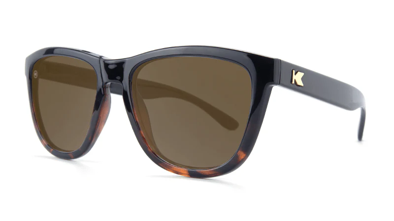 Knockaround Sunglasses Premiums - Glossy Black and Tortoise Shell - Image 3