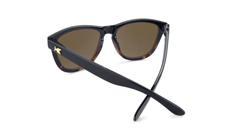 Knockaround Sunglasses Premiums - Glossy Black and Tortoise Shell - Image 4