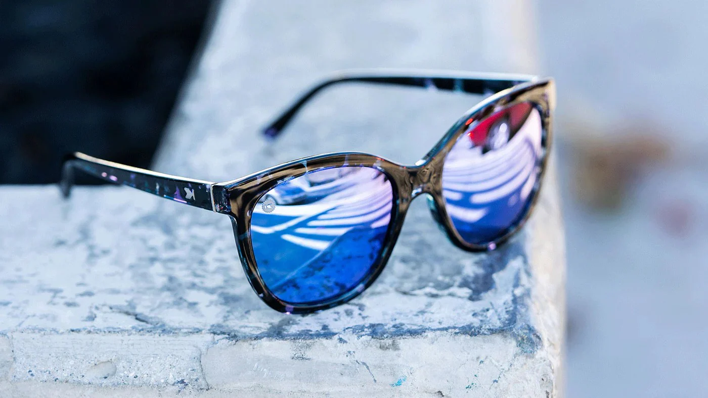 Knockaround Sunglasses Deja Views - Indigo Ink - Image 2