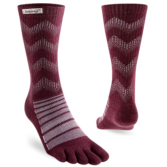 Injinji Outdoor Midweight Crew Wool Toe Socks - Image 3