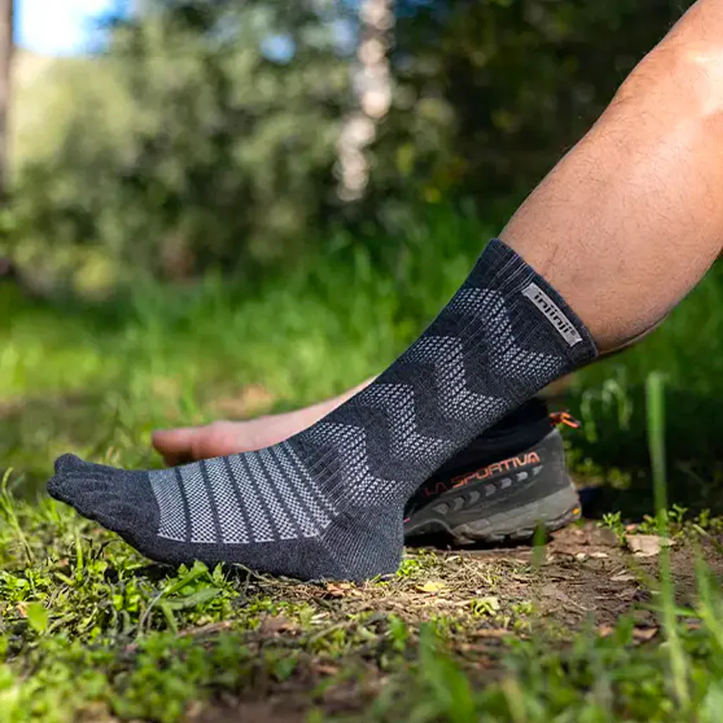 Injinji Outdoor Midweight Crew Wool Toe Socks - Image 5
