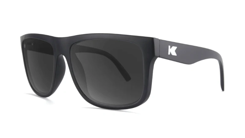Knockaround Sunglasses Torrey Pines - Matte Black / Smoke - Image 3