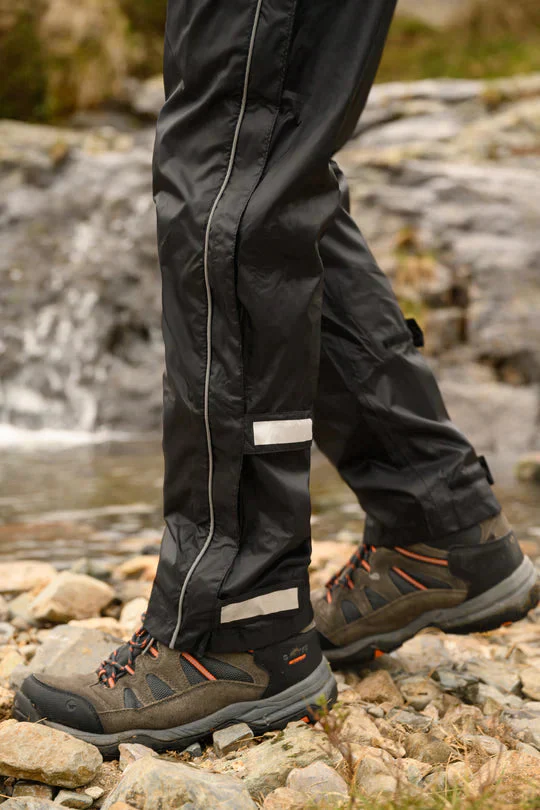 Mac in a Sac Overpants Full Zip Packable Overpants - Black - Image 5