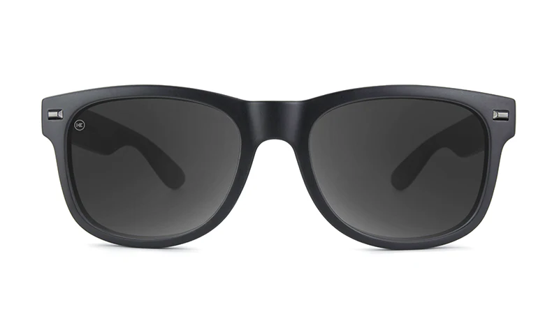 Knockaround Sunglasses Fort Knocks - Matte Black on Black / Smoke - Image 2