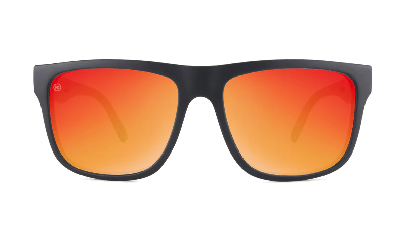 Knockaround Sunglasses Torrey Pines - Matte Black / Red Sunset - Image 2