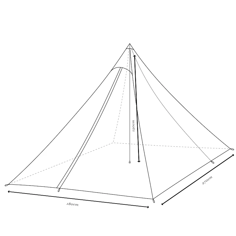 Mont Hypermid 2 Ultralight Pyramid Tent Shelter - Image 5