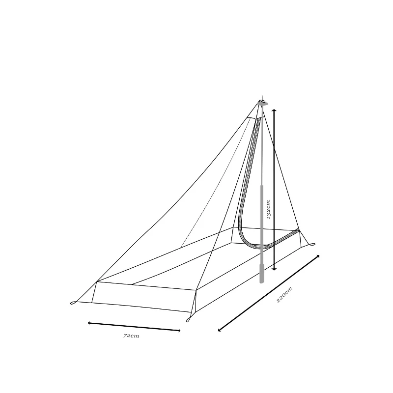 Mont Hypermid Ultralight Pyramid Tent Half Inner Only - Image 5