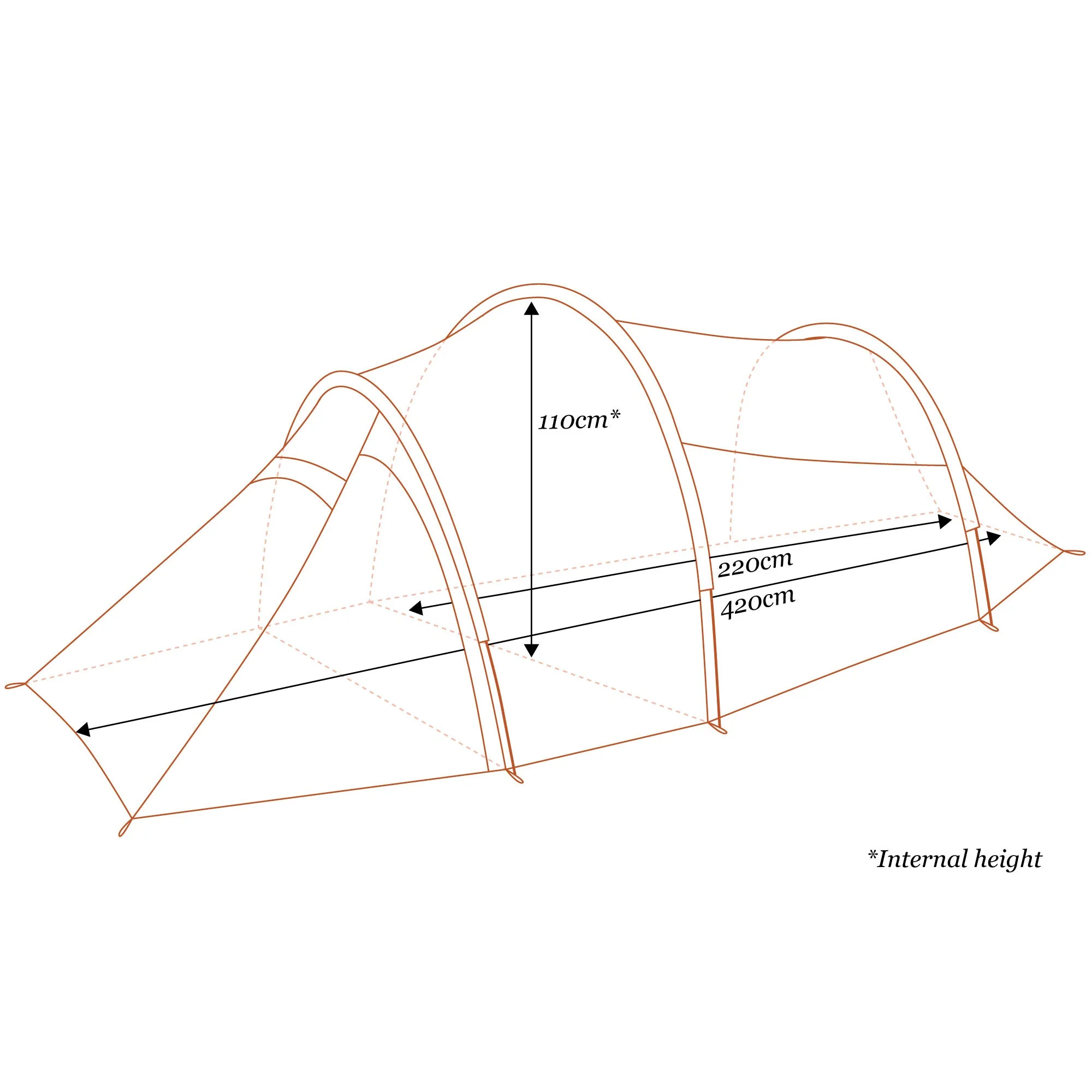 Mont Supercell EX 4 Season Tunnel Tent Rental - Image 8