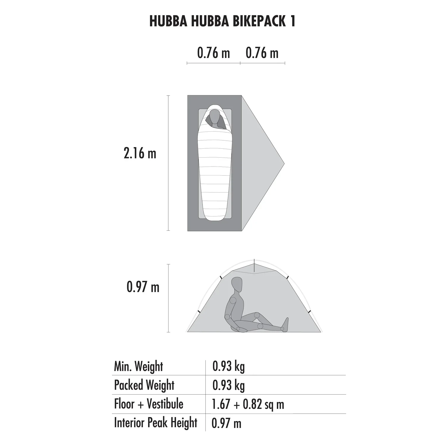 MSR Hubba Hubba Bikepack Tent 1 - Image 5
