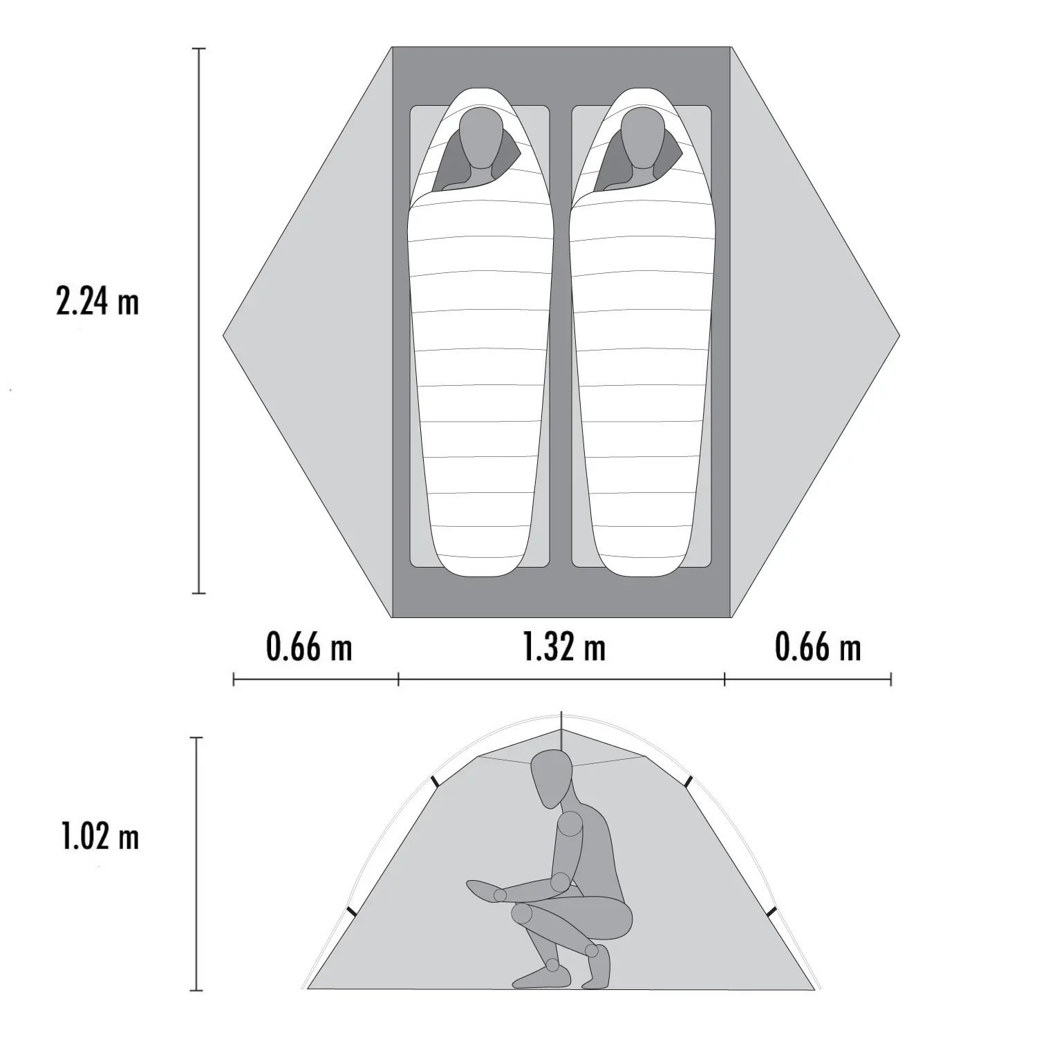 MSR Hubba Hubba LT 2P Lightweight Tent - Image 8