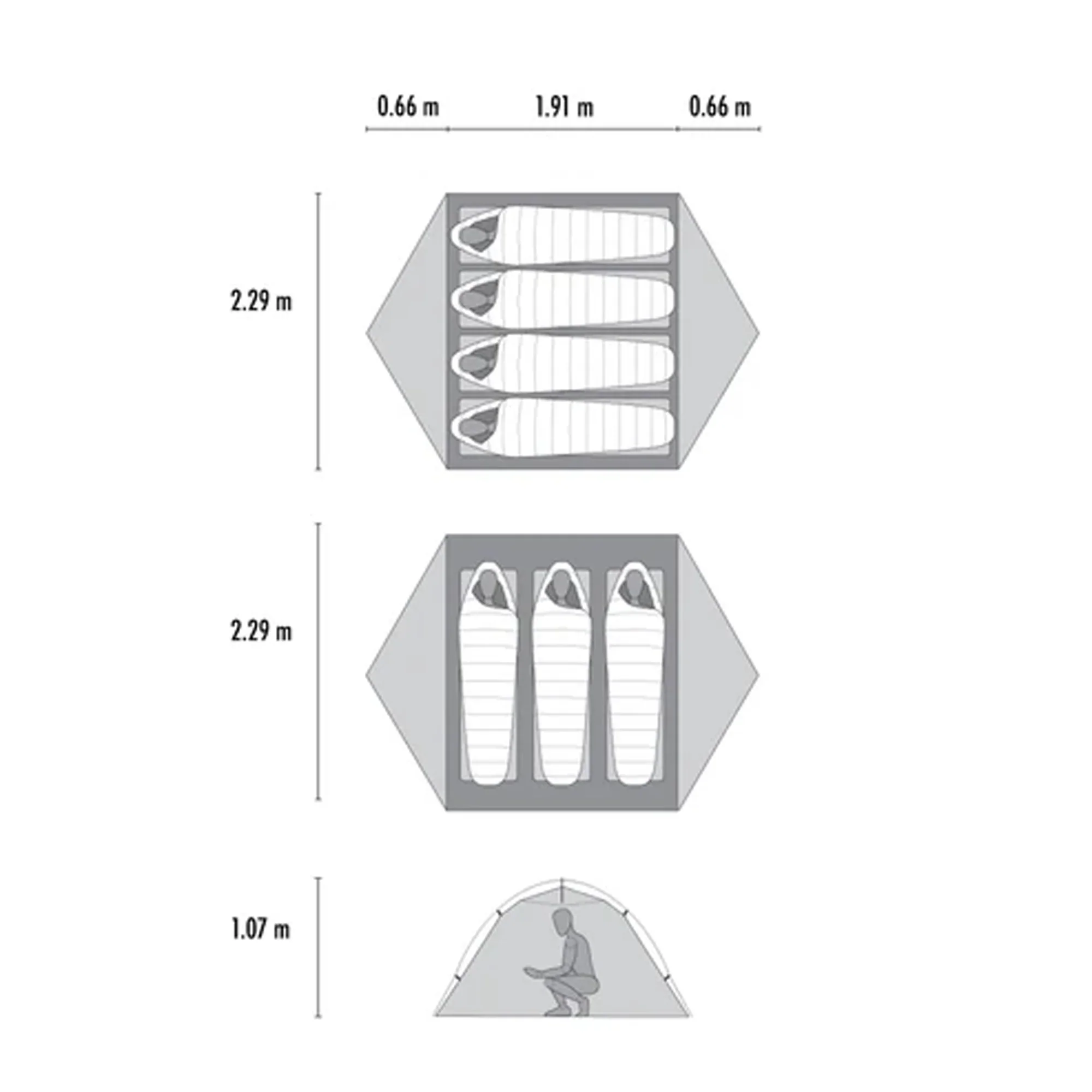 MSR Hubba Hubba LT 3P Lightweight Tent - Image 5