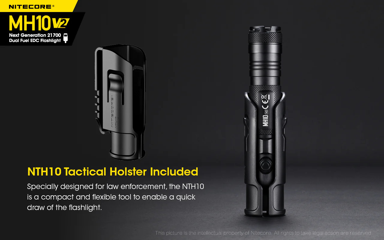 Nitecore MH10V2 EDC USB-C Rechargeable Torch - Image 17