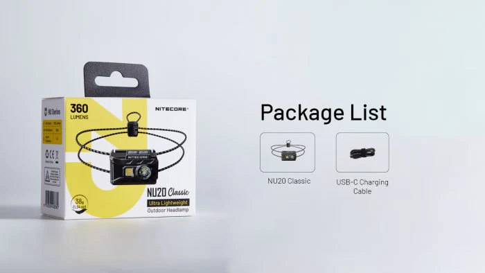 Nitecore NU20 Compact Lightweight Headlamp 360 Lumens - Image 11