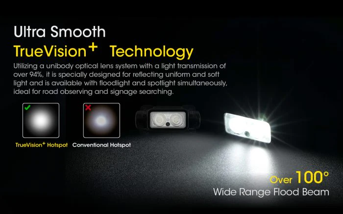 Nitecore NU40 Compact Lightweight Headlamp 1000 Lumens - Image 9