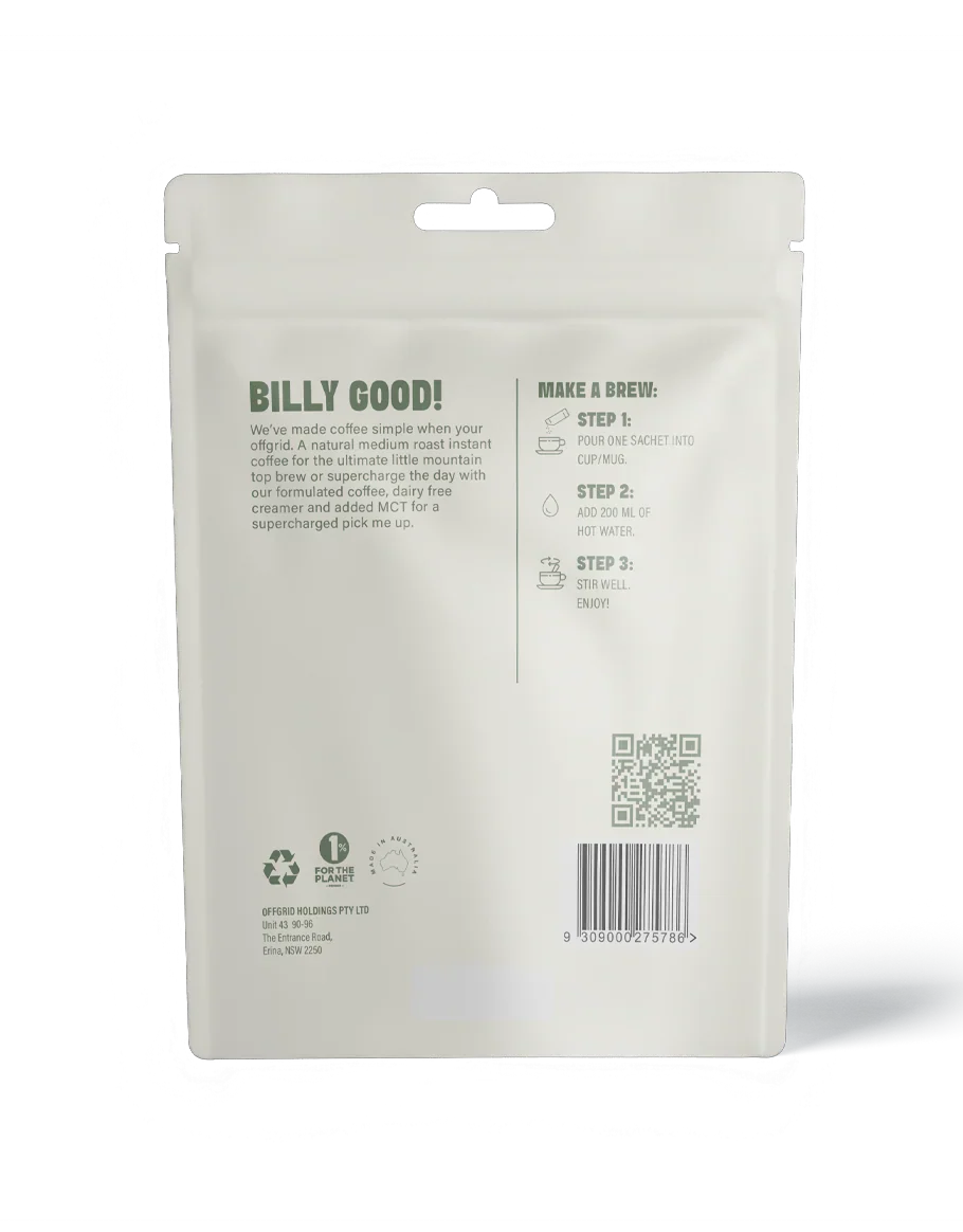 Offgrid Billy Instant Coffee 8 Pack - Image 2