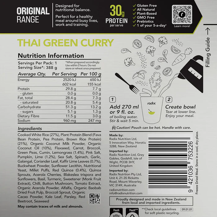Radix Nutrition Original Meals V9 600 Kcal - Image 10