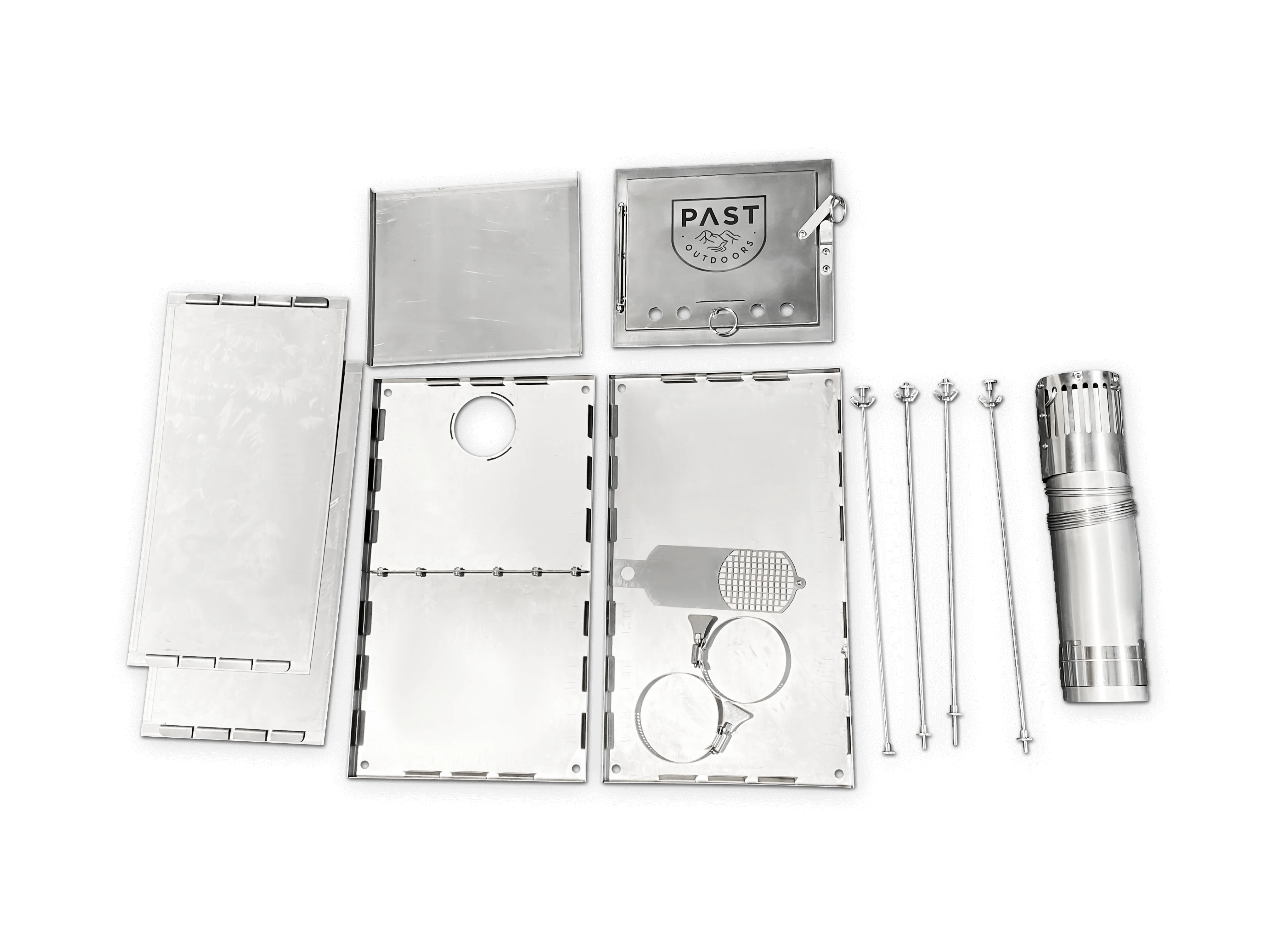 PAST Outdoors Originals Titanium Flatpack Fold-up Stove Medium - Image 6