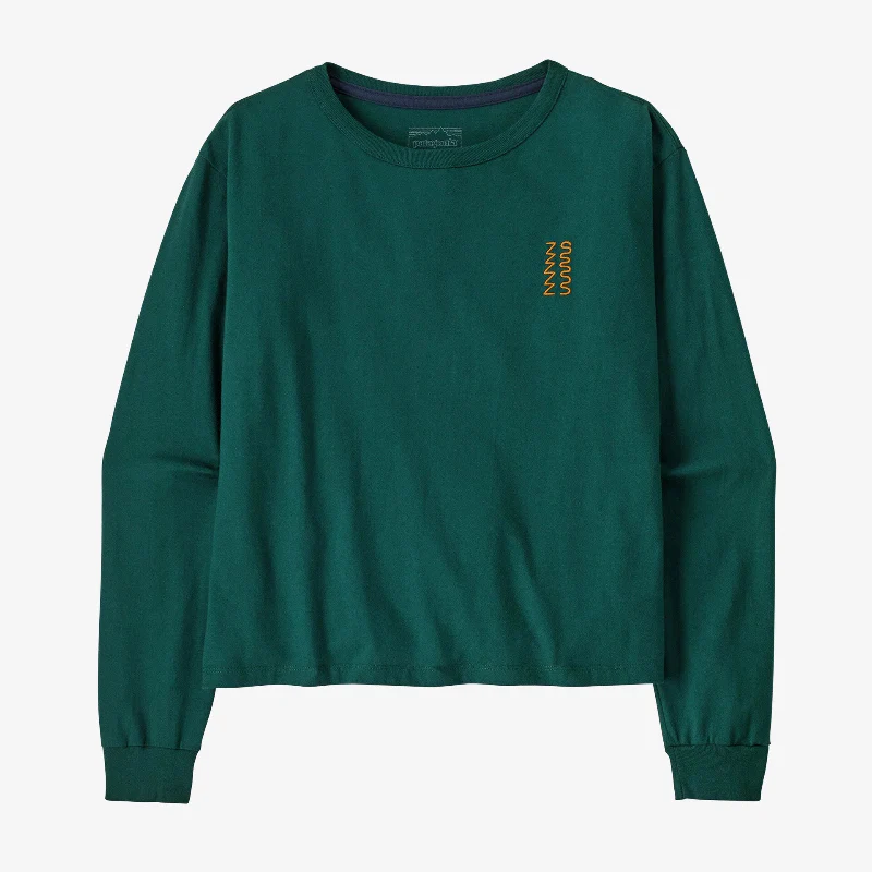 Patagonia Women's Long-Sleeved Driftways Easy-Cut Organic T-Shirt - Image 3