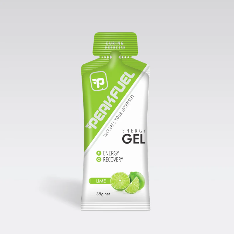 PeakFuel Energy Gel 35g - Lime - Box of 16 gels - Image 2