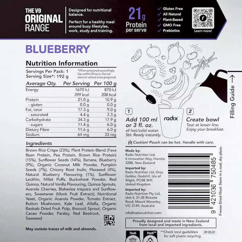 Radix Nutrition Original Breakfast v9 400 Kcal - Image 14