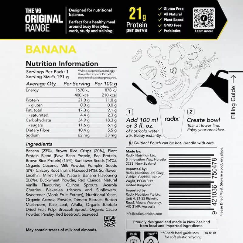 Radix Nutrition Original Breakfast v9 400 Kcal - Image 16