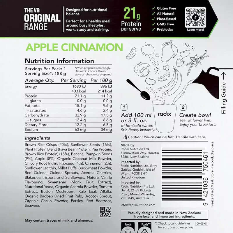 Radix Nutrition Original Breakfast v9 400 Kcal - Image 18