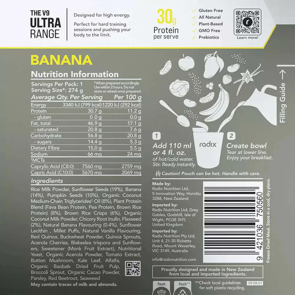 Radix Nutrition ULTRA v9 Breakfast 800 Kcal - Image 16