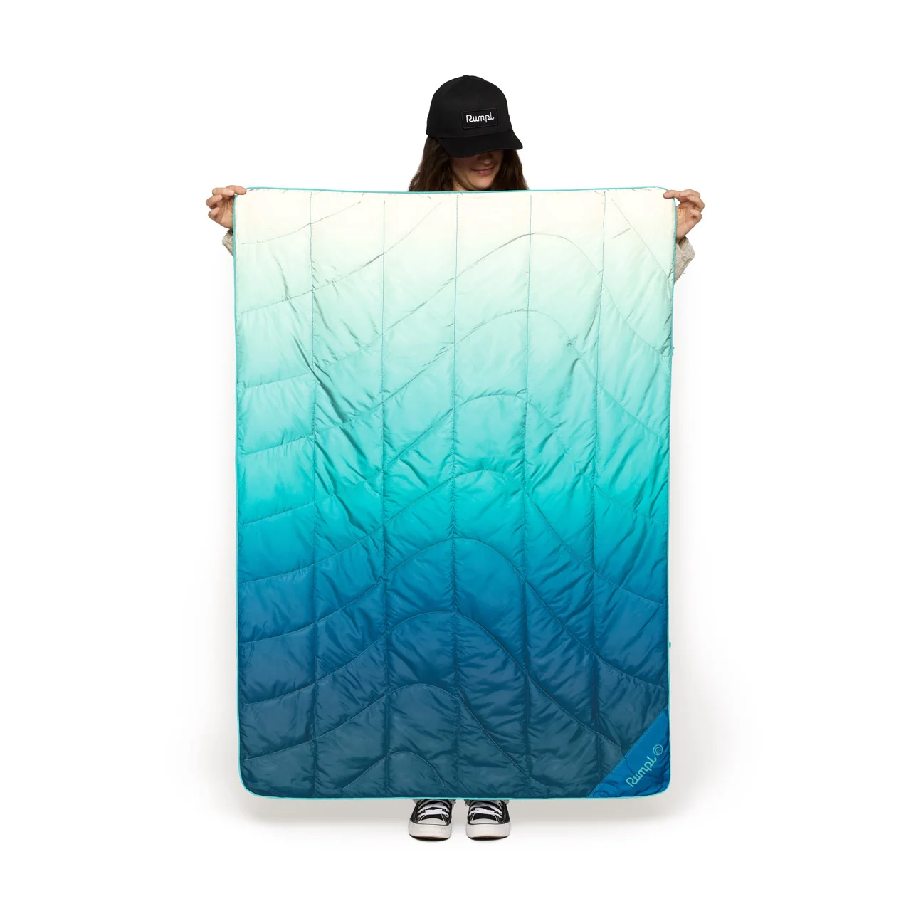 Rumpl Puffy Travel Blanket - Deep Foam Fade - Image 3