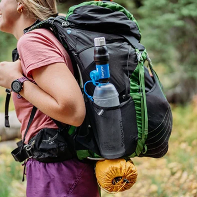 Sawyer Squeeze Water Filtration System w/ Cnoc 1L Bottle - Image 3