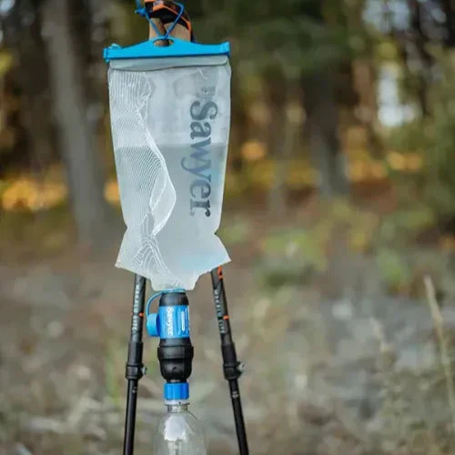 Sawyer Squeeze Water Filtration System w/ Cnoc Premium 2L Bladder - Image 3