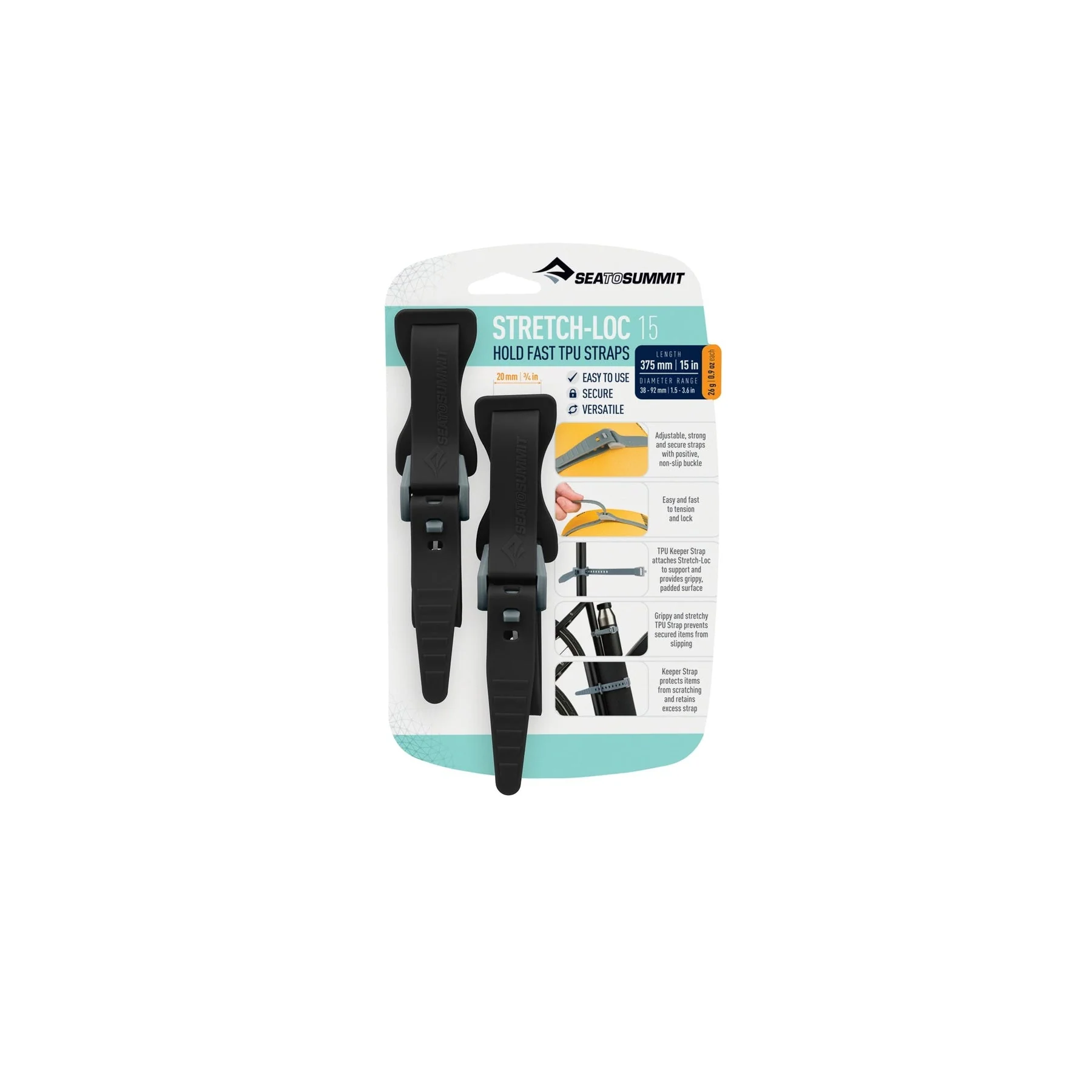 Sea To Summit Stretch-Loc TPU Luggage Strap - Image 3