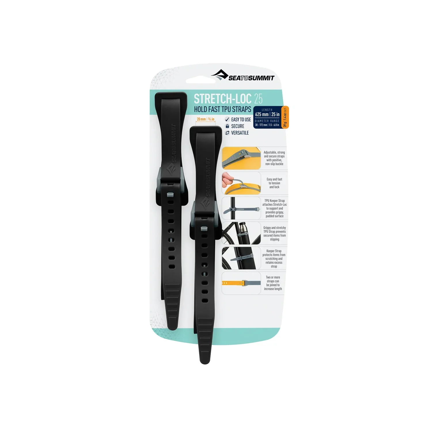 Sea To Summit Stretch-Loc TPU Luggage Strap - Image 6