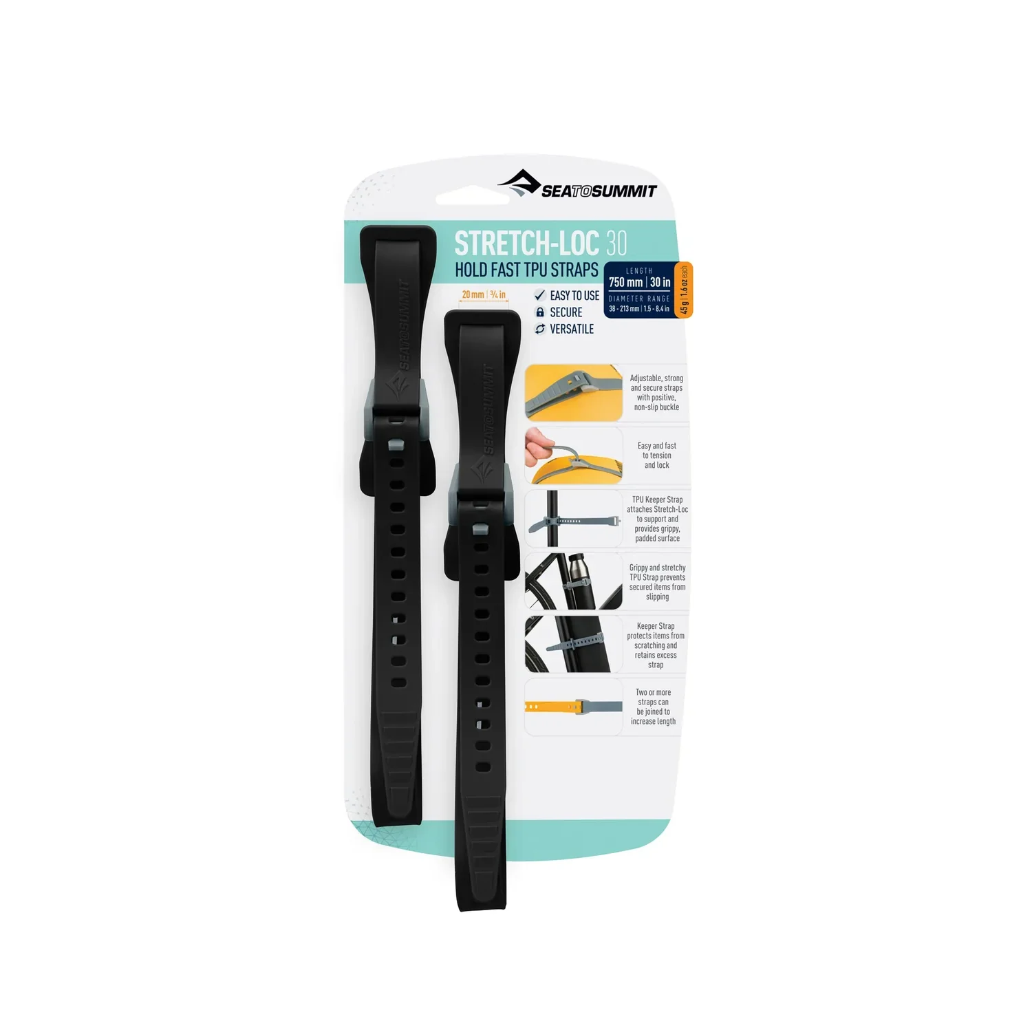 Sea To Summit Stretch-Loc TPU Luggage Strap - Image 7
