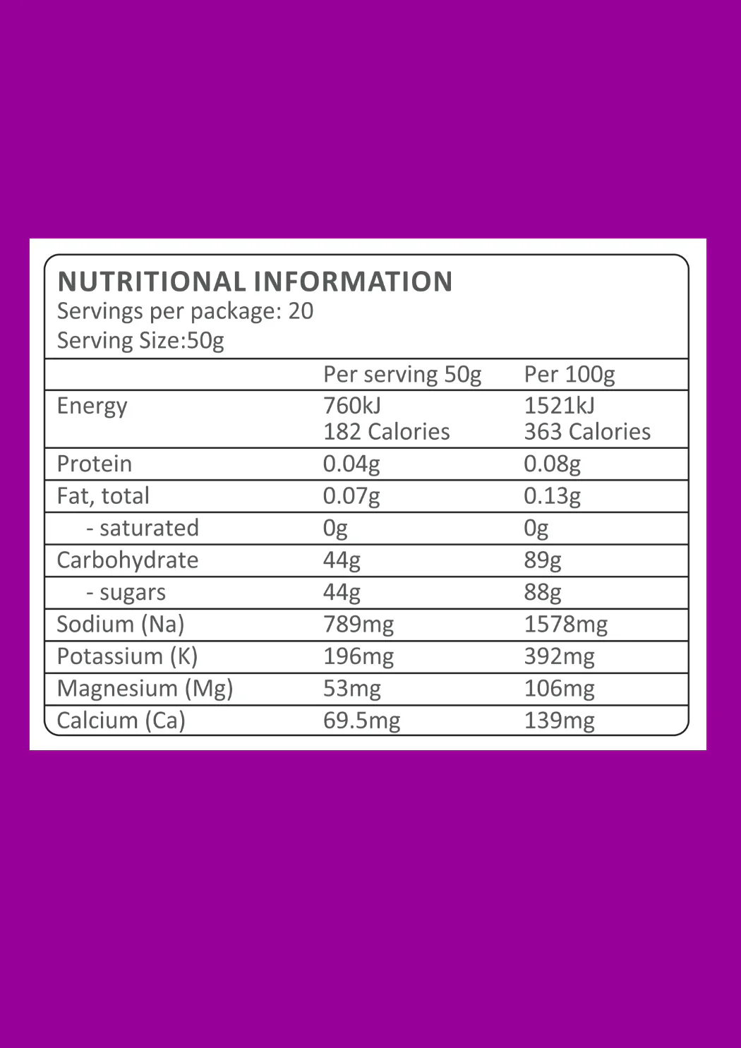 Trail Brew (1kg) Energy + Electrolytes - Image 12