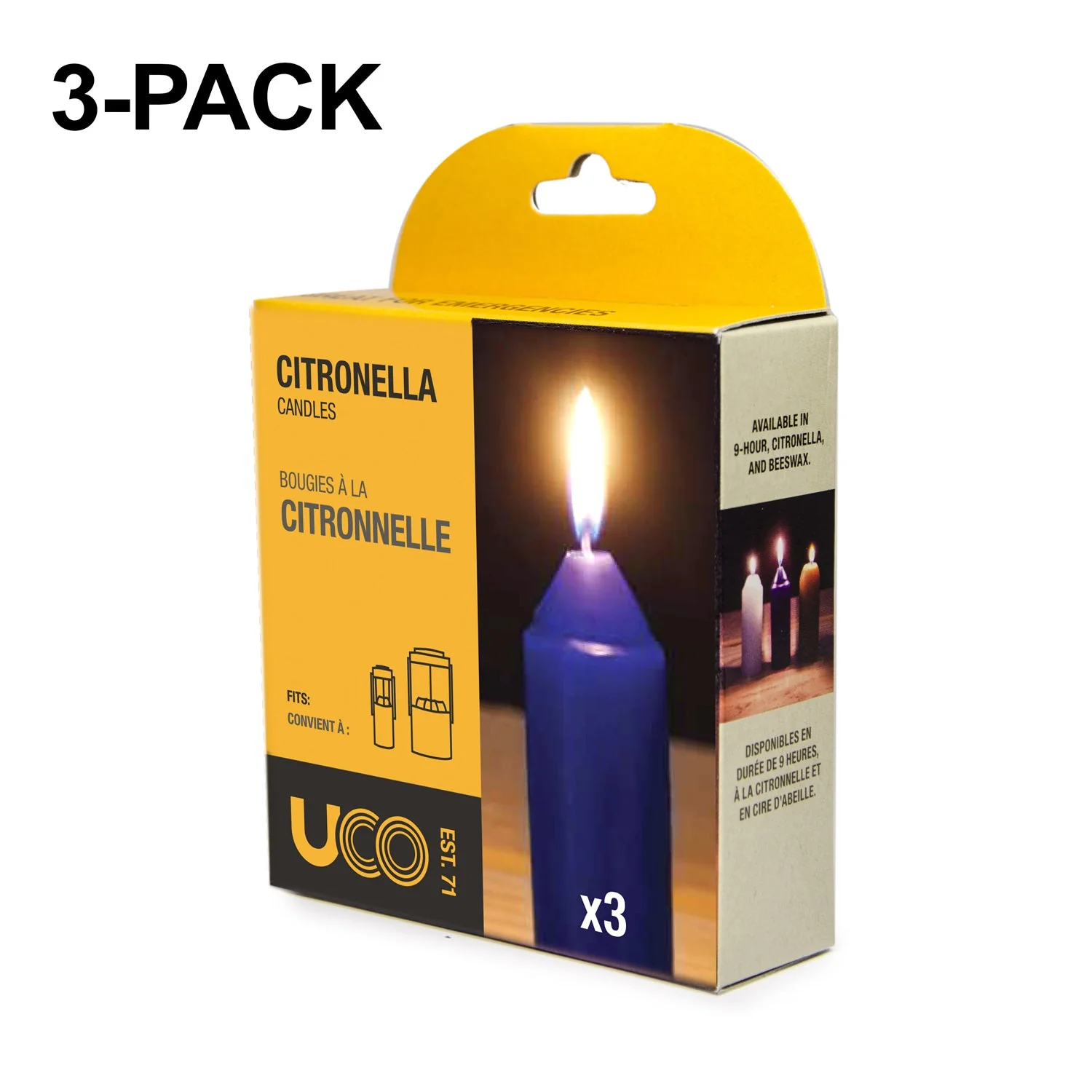 3 Pack UCO 9 Hour Candle lights for camping & hiking - Image 3
