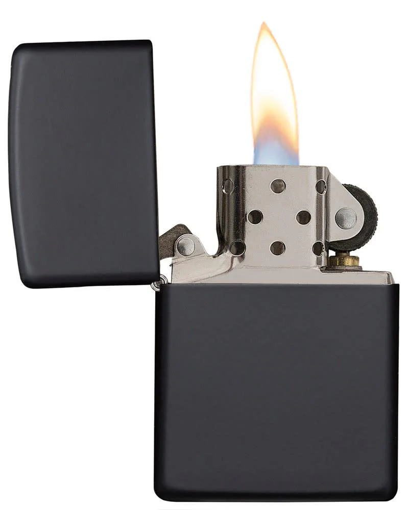 Zippo Classic Lighter Black Matte - Image 3