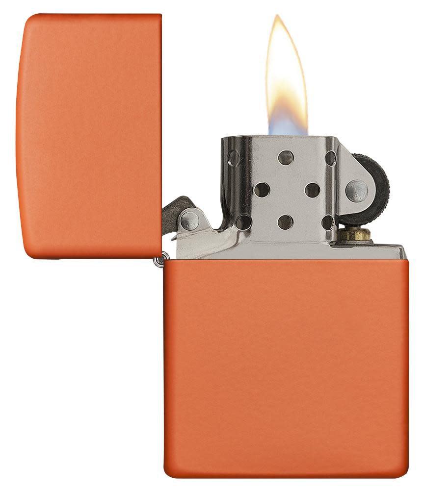 Zippo Classic Lighter Orange Matte - Image 3